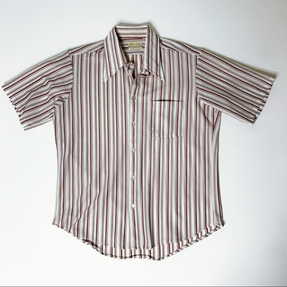 Vintage 1970 Grant's menswear striped shirt